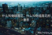 什么叫倒插莲花，什么叫倒插莲花的意思